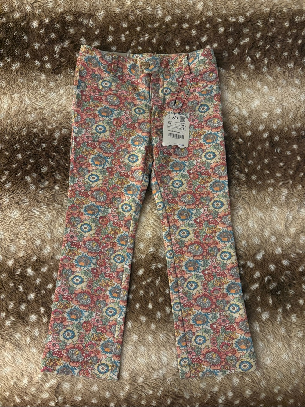 Zara kids Denim Pants - Multi Floral